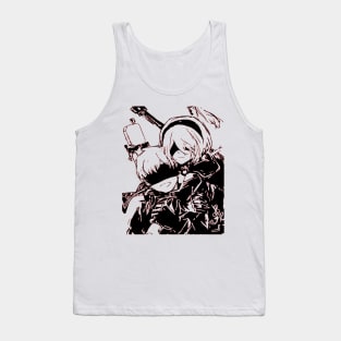 Nier Automata 2B and 9S Tank Top